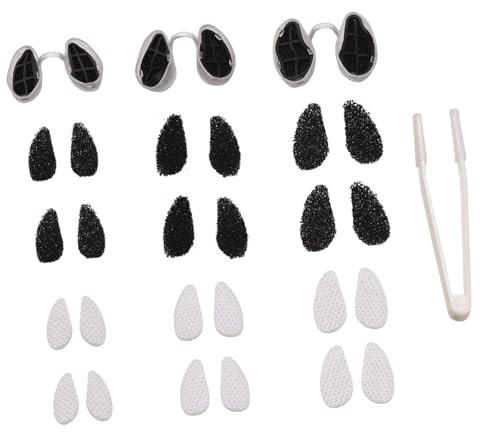 ERYUE Filtres Nasaux Mini-HEPA à Double Conservation, Charbon Actif et Filtre électrostatique pour une qualité D'air élevée. Matériau de qualité Alimentaire, Facile à Transporter, adapté aux Gaz