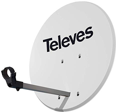 TELEVES - Antena Parabólica Offset Isd Televes 830 Aluminio Blanca
