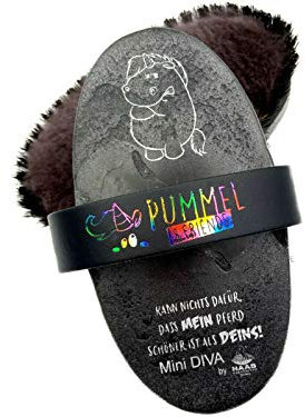 HAAS Bürsten-Manufaktur Pummel & Friends - Pferdebürste - Grummeleinhorn Mini Diva