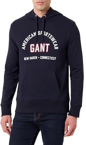 GANT herr Printed Graphic Hoodie Tröja med huva