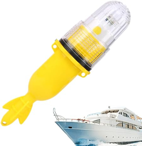 Luci Per Reti Da Pesca,Luce Di Sicurezza Segnaletica - Lampada Esca Impermeabile Per Kayak Barche Boe Acque Dolci E Salate