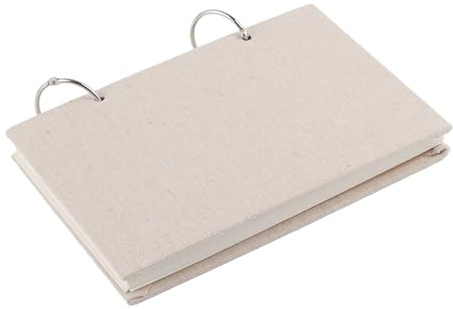 SEAFRONT Skissbok, 160 GSM Linne, Hårt Omslag, Ritblock Lösa Blad för Studenter och Konstnärer (32K)