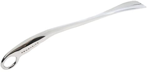 Wswqop Calzador Metálico Calzador con Mango Largo Calzador Ergonómico para Botas Calzador de Aleación de Aluminio Adecuado para Adultos Mayores con, 61cm