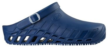 Scholl - Clog Evo, Zuecos Sanitarios Profesionales, Unisex - Adulto, Azul Oscuro, 37/38 EU