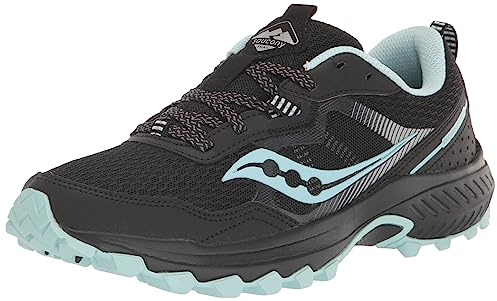 Saucony Women's Excursion TR16 Sneaker, Black/Blue, 7