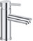 Minicoco Basin Tap, Basin Mixer Tap Bathroom Sink Mixer Tap Stainless Steel with UK Standard Hoses Single Lever Hot and Cold Water Sink Tap(Brushed)
