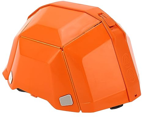 Casco Pieghevole, Casco di Sicurezza in Plastica Multifunzionale Ad Alta Resistenza per la Risposta Alle Emergenze (Arancia)