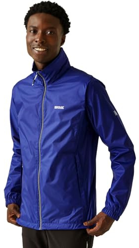 Regatta Mens Lyle IV Waterproof Breathable Packable Jacket Coat, Veste Imperméable Homme, New Royal,