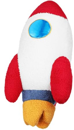 EPIGEIST Rocket Pillow Space Stuffed Animal Plush Cushion Soft Boys and Girls Sleep Pillow Boys Nursery Room Decor Cute Space Toy
