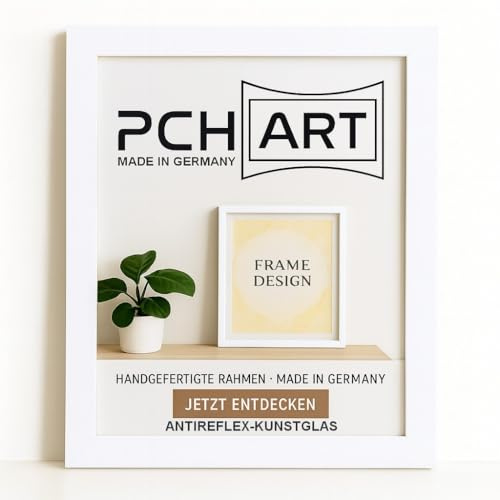 Cadre photo de qualité supérieure 40 mm en MDF - Blanc mat - 80 x 110 cm - Avec verre synthétique antireflet - Format portrait et paysage - Montage mural ou sur table - Design moderne pour photos
