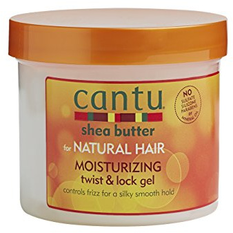 CANTU - Gel Moisturizing Twist & Lock | Reduziert Frizz | Intensive Feuchtigkeitspflege | Rückstandslose Formel | Für lockiges Haar | Mit Sheabutter und Kokosöl, 370g, unic