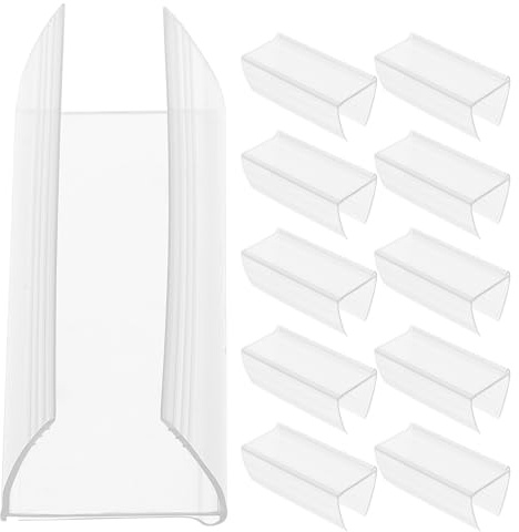 Operitacx Lot De 30 Porte-Étiquettes De Prix Clips D'Affichage Transparente 6.00X2.50X2.20 Cm Support Étiquette Pour Supermarché Bureau Organisation