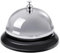 Timbre de recepción de Hotel Timbre de Mesa Timbre de Servicio Timbre Clasico de Acero para Llamadas de Servicio-Plata, timbre servicio cocina