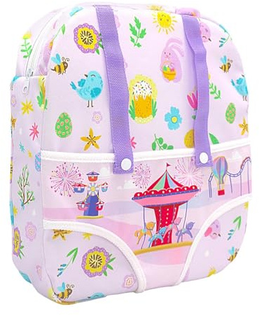 Mochila Porta muñecas, Porta muñecas America, Bolsas de Almacenamiento Delanteras para portabambolas, portamuñecas Trasero para muñecas America Doll de 12 Pulgadas a 18 Pulgadas