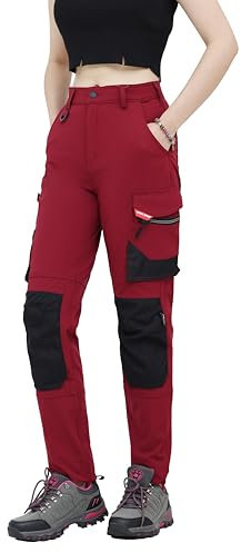 WORK IDEA Damen Slim-Fit Stretch Arbeitshose: Kritische Stoffbereiche aus Cordura – strapazierfähige Eleganz für höchste Ansprüche.