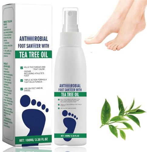 Antifungal Foot Spray,Athletes Foot Spray for Sweaty Feet,Athletes Fo/ot Treatment,Fungal Nail Treatment,F/oot Fungal T/reatment,Odour Control and Cracked Heel Repair,Athletes F/oot Remedies,100ml