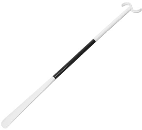 Mikinona Chausse-pied Long et Enfile-chaussettes Réglable en Plastique Solide, Accessoire Antidérapant pour Personnes Âgées et Femmes Enceintes, Aide à L'habillage Quotidien, Dispositif