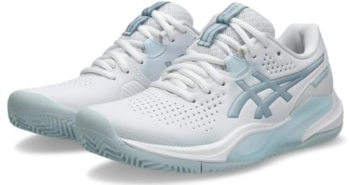 ASICS Womens Gel-Challenger 15 Clay Sneaker, White Sky, 6.5 UK