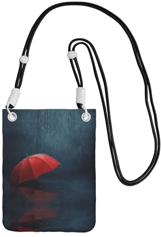 BOXILTD Naturlig blå färg telefonväska crossbody – mobiltelefon crossbody väska med justerbar rem för daglig användning och pendling