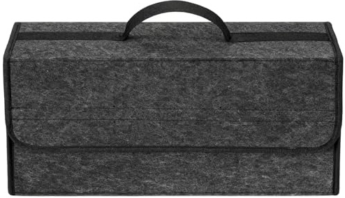 VBGURR Sac de Coffre Voiture en Feutre, Rangement Coffre de Voiture Pliable