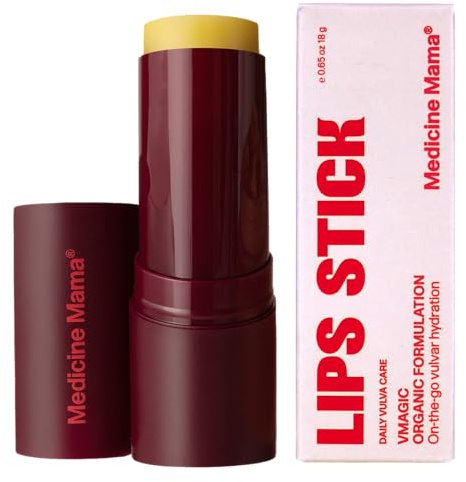 VMAGIC by Medicine Mama Lips Stick – Travel Size Organic Vulva Balm – Hormone Free Skin Care, Vaginal Moisturizer for Women – 15 ml