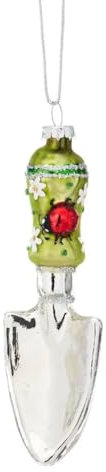 Sass & Belle Garden Trowel Shaped Bauble Green