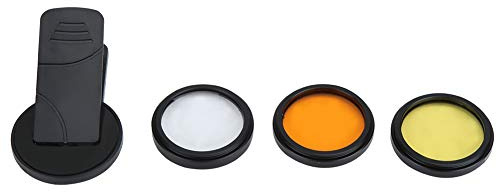 3 st akvarium fotografi lins med makrofilter mobiltelefon under vattnet havsvatten korall cylinder fotografi gul orange makro ABS akvarium