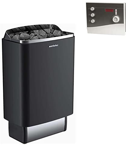 Sentiotec 160 E 6 kW finnischer Saunaofen Set inklusive Saunasteuerung K2-Next