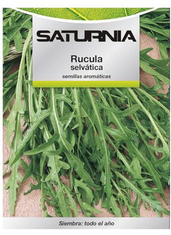 SATURNIA Semillas Aromaticas Rucula Selvatica (2.5 gramos) Horticultura, Horticola, Semillas Huerto.