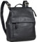 STILORD 'Allegra' Elegante Rucksack Handtasche Damen Leder Klein Cityrucksack Frauen Vintage Lederrucksack Daypack Retro Wildleder Umhängetasche, Farbe:schwarz