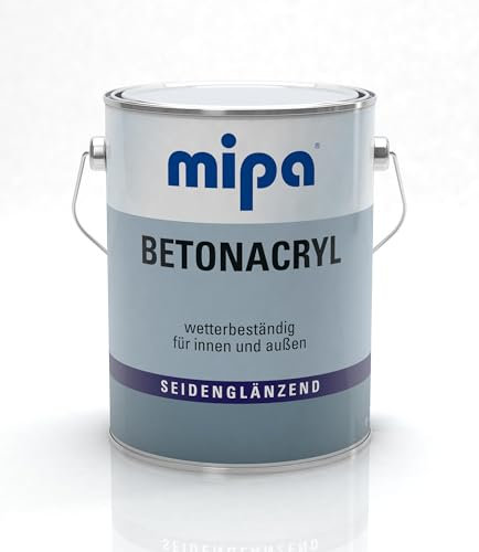 MIPA Betonacryl - Fußbodenanstrich, seidenglänzend/2,5 Liter, RAL 7001 silbergrau