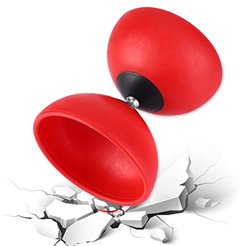 Other ldren'S Outdoor Toysple BEA Diabolo Set e Y con Bastoncini Diabo Colorati Rossi (Rosso)