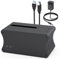 Hard Drive Docking Station, External Aluminum Dock USB 3.0 to SATA with 12V/2A Power Adapter for Internal 3.5'' 2.5'' HDD SSD Reader, Up to 20TB, Support UASP Data Retrieval and Recovery