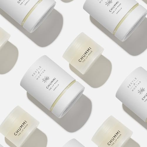 CHUMMI Masque à lèvres – Soin de la peau pour vos lèvres – Traitement de nuit luxueux à la noix de coco, aux baies et à la vanille, mélangé avec des beurres végétaux adoucissants et des extraits de