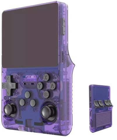 JOYARCH R40S Pro Retro Handheld Game Console - 3.5 IPS Screen Open Source Linux System Portable Retro Gaming Console Supports Multiple Emulators (256G/30000+Games)