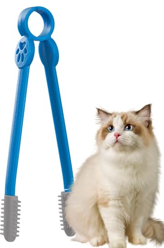 Peigne pour enlever les taches de larmes pour chiens, peignes pour enlever les taches de larmes, peignes détachants pour les yeux de chien, peigne doux pour le toilettage des chats, des chiens et de