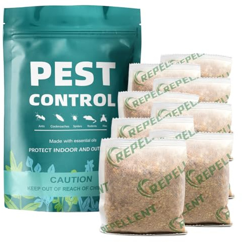 Repellente Anti-Parassiti a Ultrasuoni per Interni ed Esterni, Tiene Lontani Scarafaggi, Topi, Formiche e Ragni da Casa, Soffitta, Motore Auto e Garage, Sicuro per Bambini e Animali Domestici - 8P