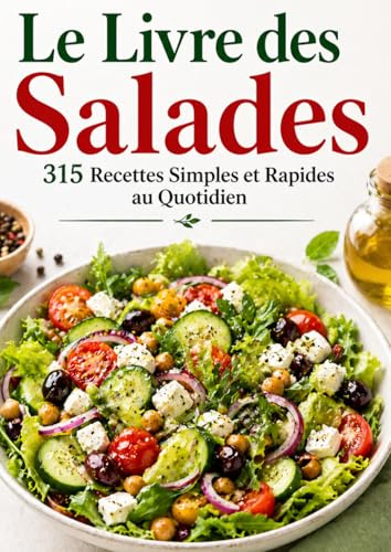 Le Livre Des Salades 315 Recettes Savoureuses et Rapides au Quotidien