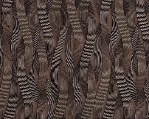 Streifen Tapete EDEM 81130BR26 Vliestapete strukturiert Ton-in-Ton und metallischen Akzenten braun bronze silber 10,65 m2