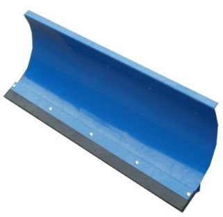 Schneepflug Räumschild Universal Schneeschild für Einachser und Rasentraktor Blau / 100 x 40 cm / 3 Stufen verstellbar