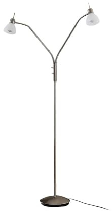 Lindby Stehlampe 'Gwendolin' (Modern) in Alu aus Metall u.a. für Wohnzimmer & Esszimmer (2 flammig, E14) - Stehleuchte, Standleuchte, Floor Lamp, Wohnzimmerlampe, Wohnzimmerlampe