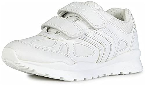 Geox J Pavel C, Sneakers Niños, Blanco, 36 EU