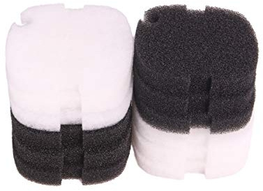 INGVIEE Compatibile 6X Spugna Filtrante Biologica e 6X Ovatta Filtrante per Tetratec Tetra EX400 EX500 EX600 EX700 EX800 EX1000