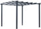 Outsunny Rosenpavillon Pflanzbogen Rosenbogen Rankhilfe Garten Pavillon wetterfest Metall Schwarz 2,97 x 2,95 x 2,3 m