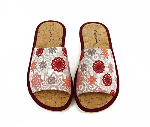 GARZON - Zapatilla CASA 8247-39 para: Mujer Color: Burdeos Talla: 39