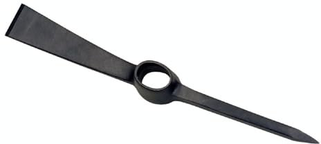 La zappa Spitzhacke aus gehärtetem Stahl mit ovalem Auge 1,5 kg