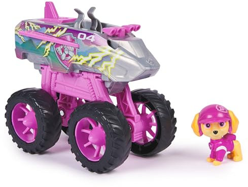 PAW Patrol Rescue Wheels - Skyes Flug-Monstertruck mit Verwandlung in Jet-Modus und Skye Hundefigur, Spielzeug für Kinder ab 3 Jahren