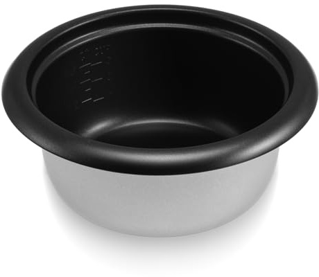 Frcolor 1pc Universal Rice Cooker Inner Pot Non-Stick Aluminum Alloy Inner Cooking Pot with Scale 8 Inch Replacement Cooker Liner for Home Kitchen（1.5L）
