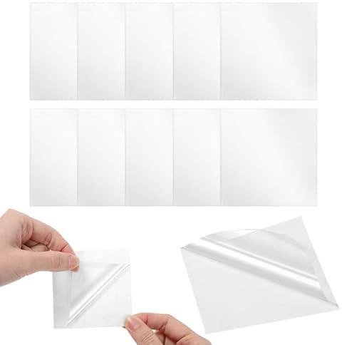 QEQSHQO Kit de réparation pour spa gonflable,10 pièces,étanche, auto-adhésif,super ductile,TPU transparent, rustine pour matelas gonflable, réparation liner piscine,rustine pour bouée gonflable