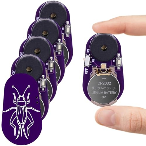 Cricket Noise Maker Scherzi (6 pezzi), scherzi per adulti, divertente regalo per bavaglio, macchina del rumore nascosto con 16 suoni diversi, dispositivo scherzo può emettere un segnale acustico per